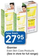 Garnier Even Skin Care Products-Each