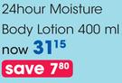 Johnson's 24Hour Moisture Body Lotion-400ML