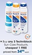 Techniblock Sun Care Products-Each