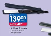 Vidal Sassoon Classic Ceramic Straightener