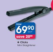 Clicks Mini Straightener