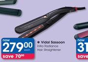 Vidal Sassoon Infra Radiance Hair Straightener