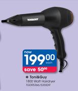 Toni&Guy 1800 Watt Hairdryer TGDR5366/5355DR