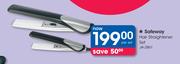 Safeway Hair Straightener Set JA-2861-Per Set