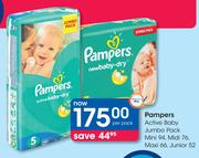 Pampers Active Baby Jumbo Pack-Per Pack