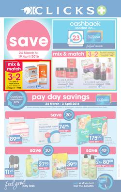 Clicks : Save (24 Mar - 19 Apr 2016), page 1