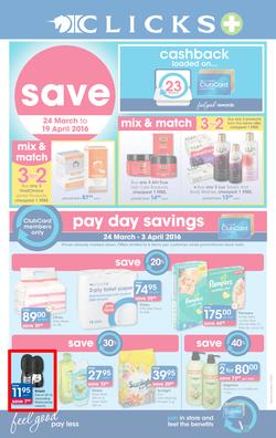 Clicks : Save (24 Mar - 19 Apr 2016), page 1