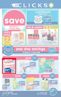 Clicks : Save (24 Mar - 19 Apr 2016), page 1