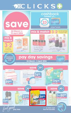 Clicks : Save (24 Mar - 19 Apr 2016), page 1
