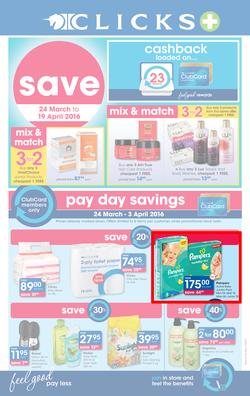 Clicks : Save (24 Mar - 19 Apr 2016), page 1