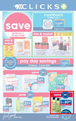 Clicks : Save (24 Mar - 19 Apr 2016), page 1