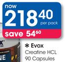 Evox Creatine HCL 90 Capsules-Per Pack