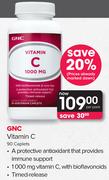 GNC Vitamin C 90 Caplets-Per Pack