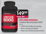 Pro Performance Creatine Monohydrate 5000-250g Each