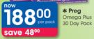 Preg Omega Plus 30 Day Pack-Per Pack