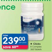 Clicks B Complex 365 Tablets-Per Pack