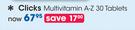 Clicks Multivitamin A-Z-30 Tablets