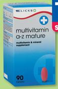 Clicks Multivitamin A-Z Mature-30 Tablets Per Pack
