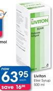 Liviton Elixir Syrup-500ml Each
