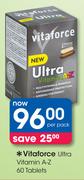 Vitaforce Ultra Vitamin A-Z 60 Tablets