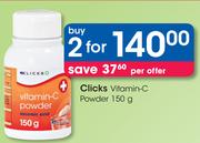 Clicks Vitamin-C Powder-2x150g