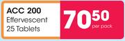 ACC 200 Effervescent 25 Tablets-Per Pack