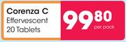 Corenza C Effervescent 20 Tablets-Per Pack