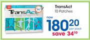 TransAct 10 Patches-Per Pack