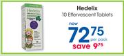 Hedelix 10 Effervescent Tablets-Per Pack