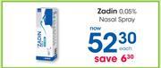 Zadin 0.05% Nasal Spray-Each