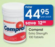 Compral Extra Strength 100 Tablets-Per Pack