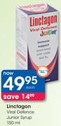 Linctagon Viral Defence Junior Syrup-150ml Each