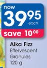 Alka Fizz Effervescent Granules-120g Each