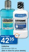 Listerine Mouthwash-500ml Each