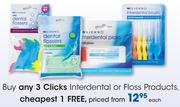 Clicks Interdental Or Floss Products-Each