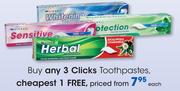Clicks Toothpastes-Each