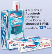 Aquafresh Complete Care Products-Each