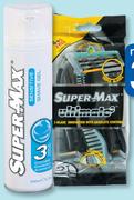 Super-Max Shaving Gel-200ml Each