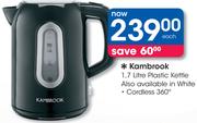 Kambrook 1.7Ltr Plastic Kettle
