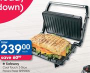 Safeway Cool Touch 2 Slice Panini Press SPP200S