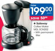 Safeway Coffee Maker MDL SCM202-Each