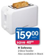 Safeway 2 Slice Toaster-Each