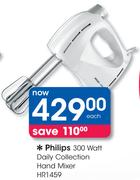 Philips 300 Watt Daily Collection Hand Mixer HR1459
