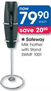 Safeway Milk Frother With Stand SWMF1001