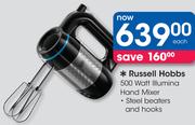 Russell Hobbs 500 Watt Illumina Hand Mixer