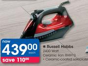 Russell Hobbs 2400 Watt Ceramic Iron RHI910