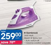 Kambrook 2600 Watt Steam & Spray Iron