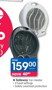 Safeway Fan Heater-Each