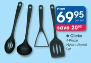Clicks Nylon Utensil-4 Piece Per Pack