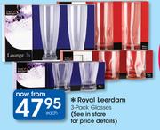 Royal Leerdam Glasses-3 Pack